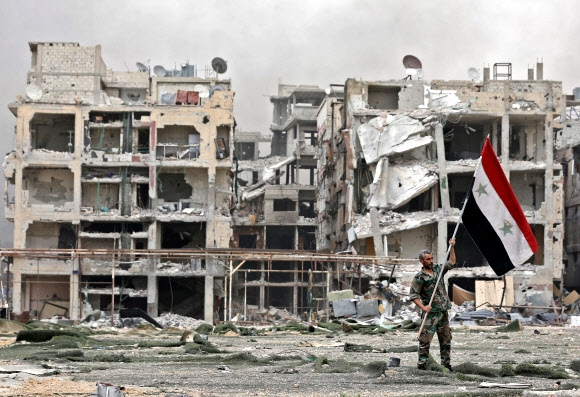 시리아군 내전 7년 만에 수도권 완전탈환 선언 