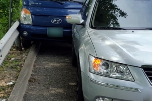 경남에서도 나타난 의인…의식 잃은 채 달리는 차량 막아 세웠다