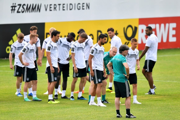 월드컵 2연패 노리는 독일 축구대표팀