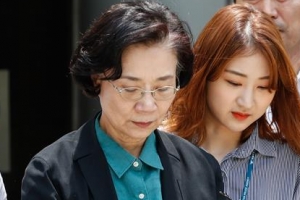 [포토] 피의자심문 마친 이명희 전 일우재단 이사장