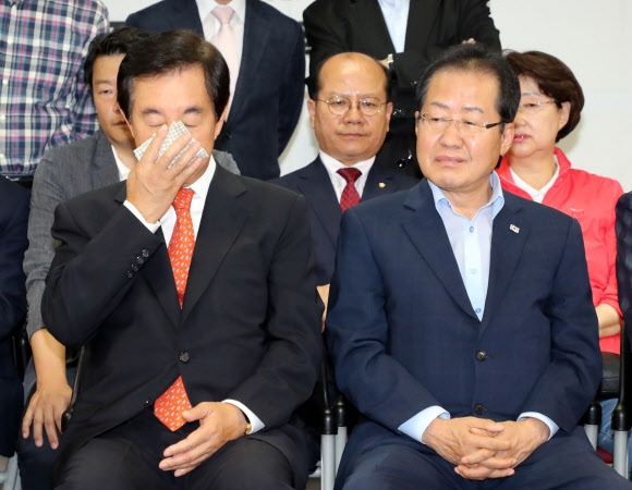 실망 감추지 못하는 자유한국당