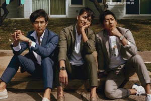 “이 조합 실화?” 정우성-이정재-하정우, 하와이 달군 브로맨스[화보]