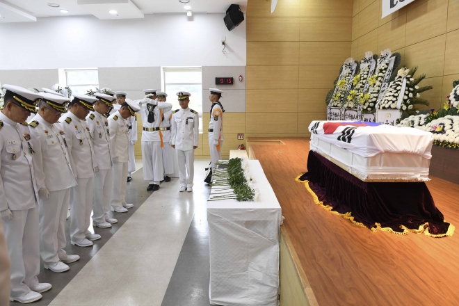 고 이다훈 중사 영결식