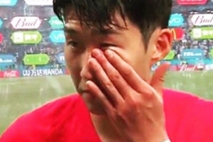 ‘러시아 월드컵 첫 골’ 손흥민의 눈물, 스타들 응원 “울지 마요”