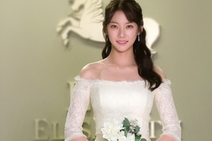 “너도 인간이니” 공승연, 눈부신 웨딩드레스 자태 포착