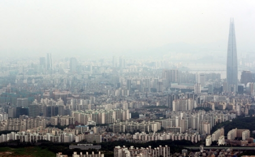 서울 강남구와 송파구 일대 아파트 밀집 지역. 연합뉴스 자료사진