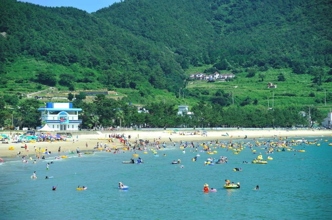 남해 송정솔바람해변