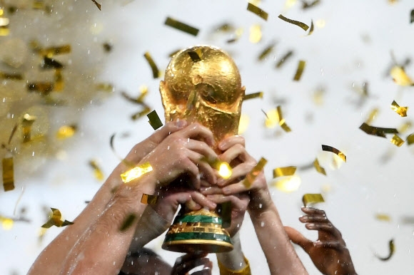 빛나는 월드컵 우승트로피