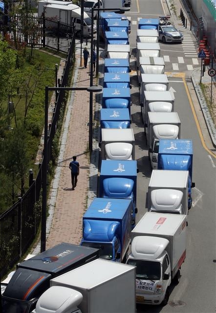 택배대리점연합·택배노조 충돌 택배대리점연합·택배노조 충돌