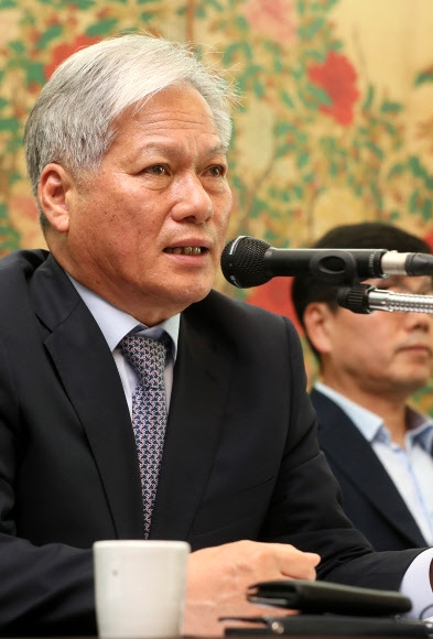 배기동 국립중앙박물관장. 연합뉴스