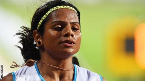 인도 여자 육상선수 두티 찬드. AFP 자료사진