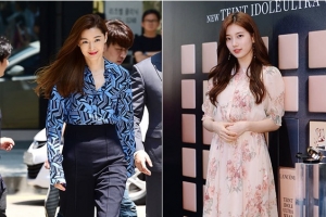 전지현 가로수길 VS 수지 명동 “폭염 뚫은 미모”