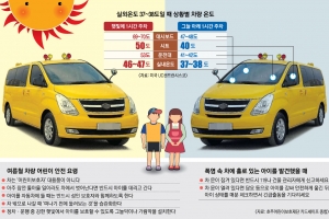 차에 아이 방치, 美에선 살인급 범죄… “뒷좌석 버튼 경고 의무화를”