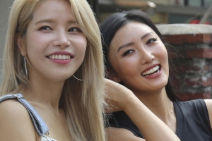 ‘한끼줍쇼’ 마마무 화사-솔라, 장안동 한끼 도전 “비글 콤비”