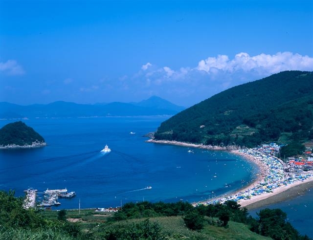 통영시 한산면 비진도