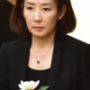 [서울포토] 故 노회찬 원내대표 빈소 찾은 나경원 의원