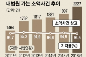 [뉴스 in] ‘소액재판 불복’ 갈수록 늘어