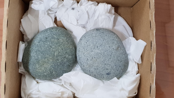 미국 어린이가 택배로 돌려보낸 몽돌