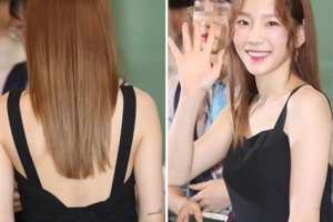 [포토] 태연, 폭염 날리는 과감한 공항패션