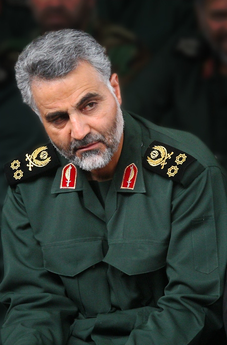 도널드 트럼프 미국 대통령을 공개적으로 비판한 거셈 술레이마니 혁명수비대 쿠드스군 사령관. 위키피디아