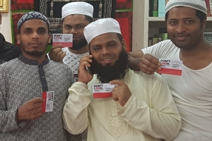 성남중원경찰서, 이슬람예배소서 ‘빨간원 프로젝트’ 홍보