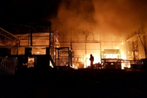 경기도 광주 건축자재 공장서 불, 건물 5개동 불타