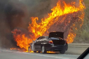 안전진단 받은 BMW, 문경 고속도로에서 또 불