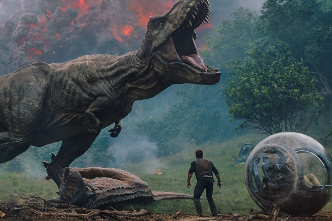 영화 쥬리기 월드에는 다양한 공룡들이 등장한다.
