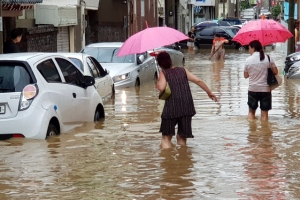 시간당 66㎜ 물폭탄…물에 잠긴 광주