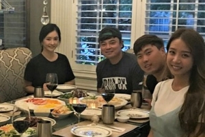 추신수♥하원미 부부, 류현진♥배지현 식사 초대 ‘메이저리거 부부의 만남’