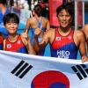 트라이애슬론 혼성 릴레이 銀, 인천 대회 이어 2연속 銀