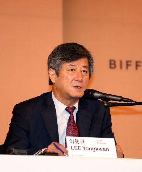 이용관 부산국제영화제 이사장 연합뉴스