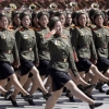 [포토] 정권수립 70주년 기념식의 북한 여군들