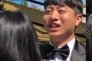 유세윤, 유상무♥김연지 웨딩촬영 현장 공개..KBS 개그맨 총출동