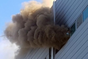 인천 세일전자 화재, 경비원이 경보기 꺼 피해 컸다