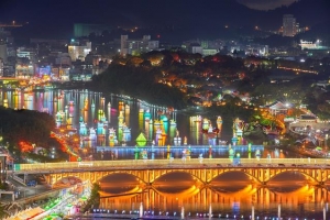 한국판 ‘다낭 용다리’ 유등, 진주 남강의 가을밤 밝힌다