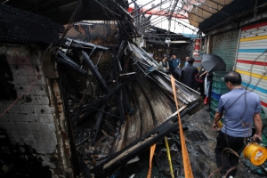 [포토] 추석 앞두고 영등포중앙시장 화재 ‘날벼락’