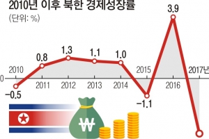 마이너스 늪에 빠진 北, 더 간절해진 비핵화 보상