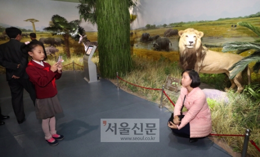 [서울포토] ‘남는 건 사진뿐’… 평양 중앙동물원 찾은 시민들