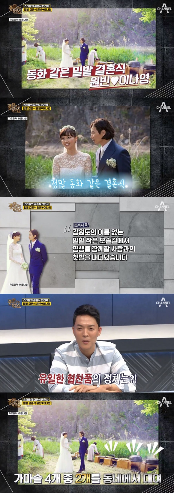 풍문쇼 이나영 원빈