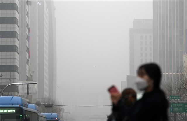 고농도 미세먼지 자료사진   서울신문DB