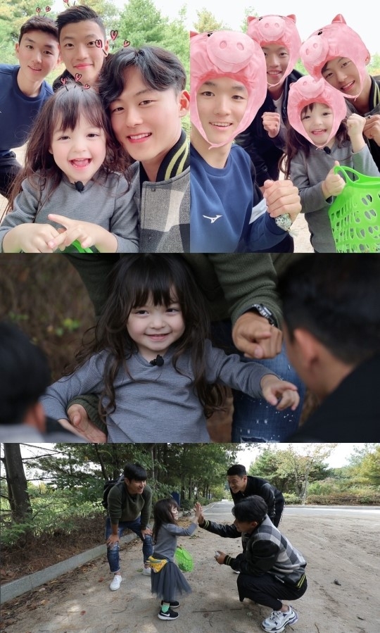 슈퍼맨이 돌아왔다 나은, 이승우 황희찬 황인범과 만남