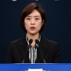 [서울포토] 브리핑하는 고민정 부대변인