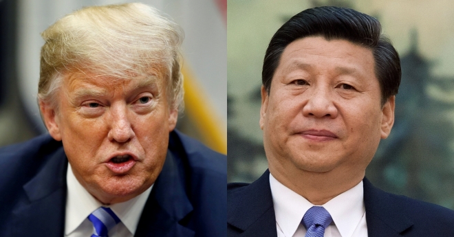 도널드 트럼프(왼쪽) 미국 대통령과 시진핑 중국 국가주석. 로이터·AP 연합뉴스