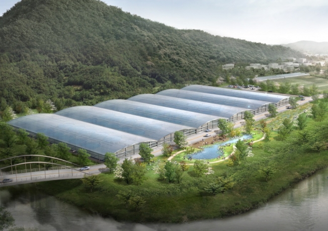 괴산군 스마트양식장 조감도