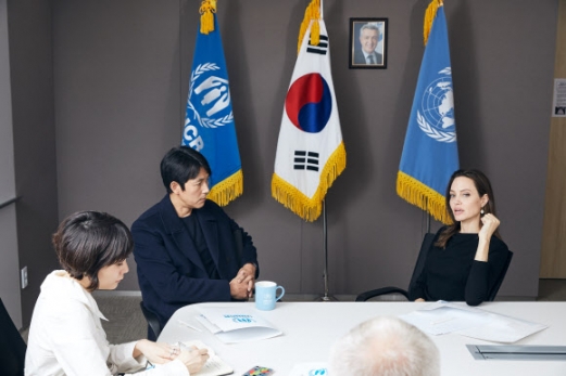앤젤리나 졸리-정우성, 한국 내 예멘 난민 처우 논의