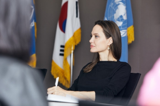 앤젤리나 졸리, 유엔난민기구 한국대표부 방문