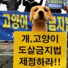 “개·고양이 도살 금지법 제정을”