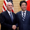 펜스·아베 “北 완전한 비핵화 때까지 제재 유지”
