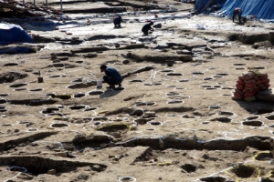 몽촌토성서 포장도로·대형 집수지 새로 발견